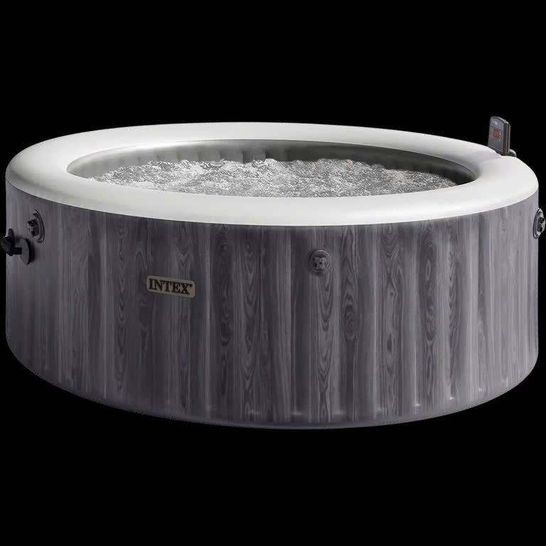 PureSPA Bubble Greywood Deluxe whirlpoo MOET WEG NIEUW, Ophalen, Zo goed als nieuw, Afdekzeil