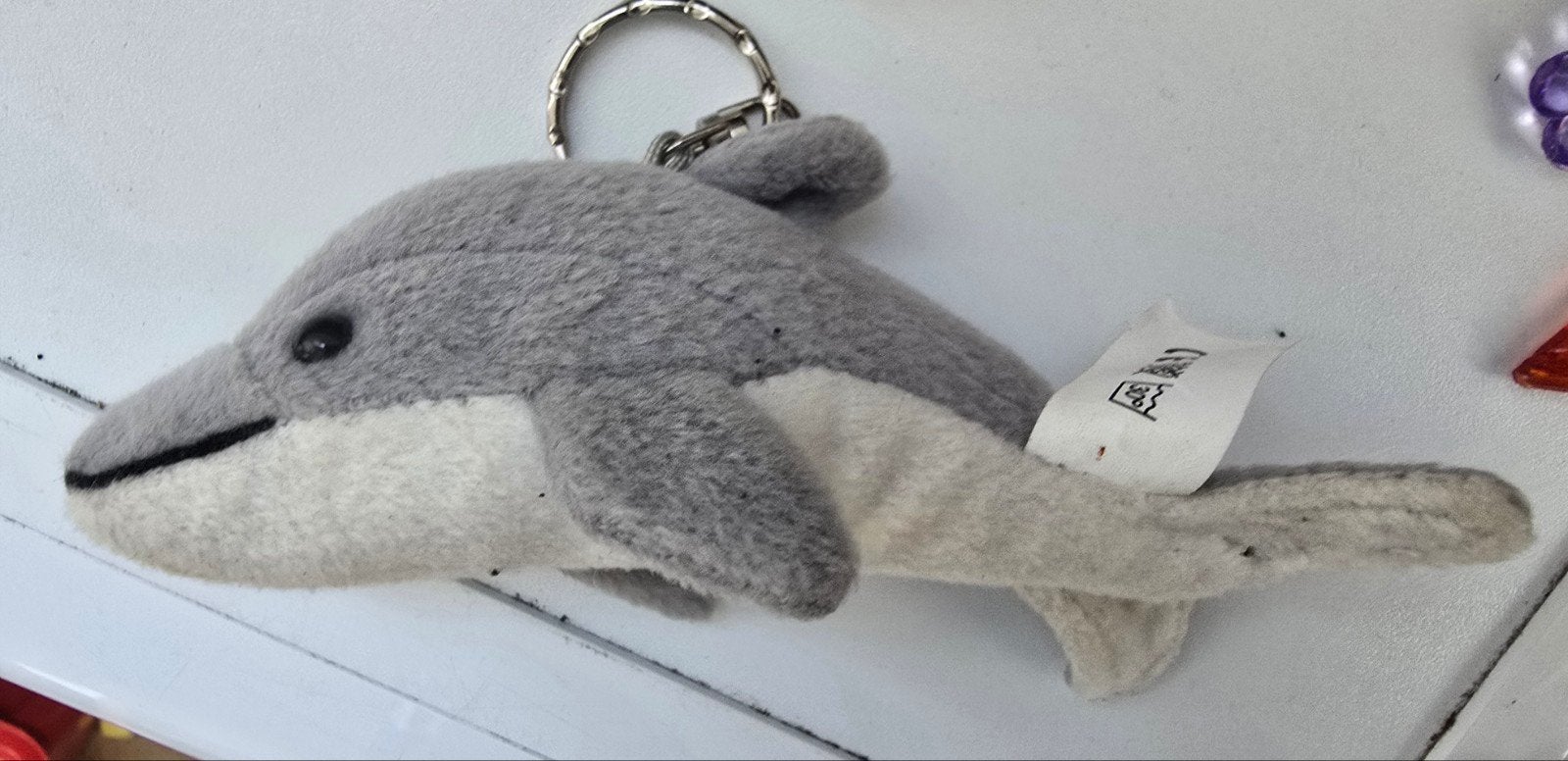 Leuke dolfijn sleutelhanger - pluche, Ophalen of Verzenden, Gebruikt, Dier of Natuur