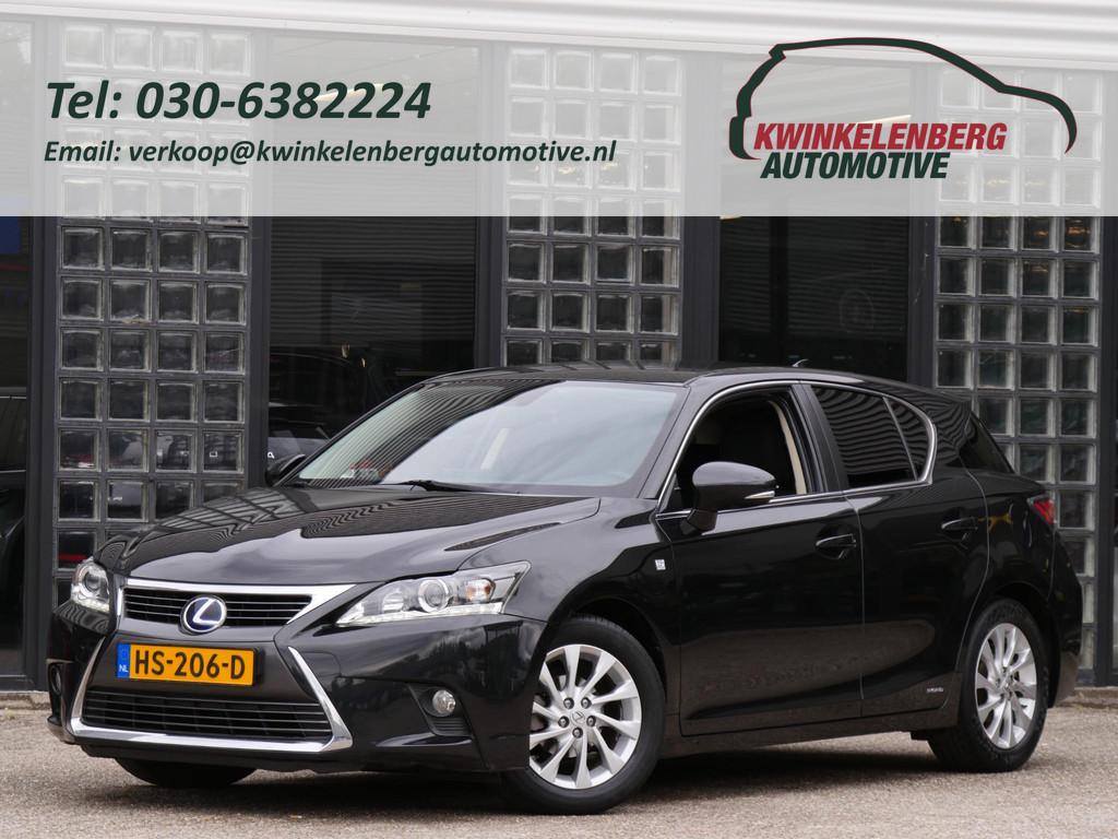 Lexus CT 200h 25th EDITION/ LEER/ CAMERA/ AFN. TREKHAAK, 1345 kg, Gebruikt, 4 cilinders, Zwart