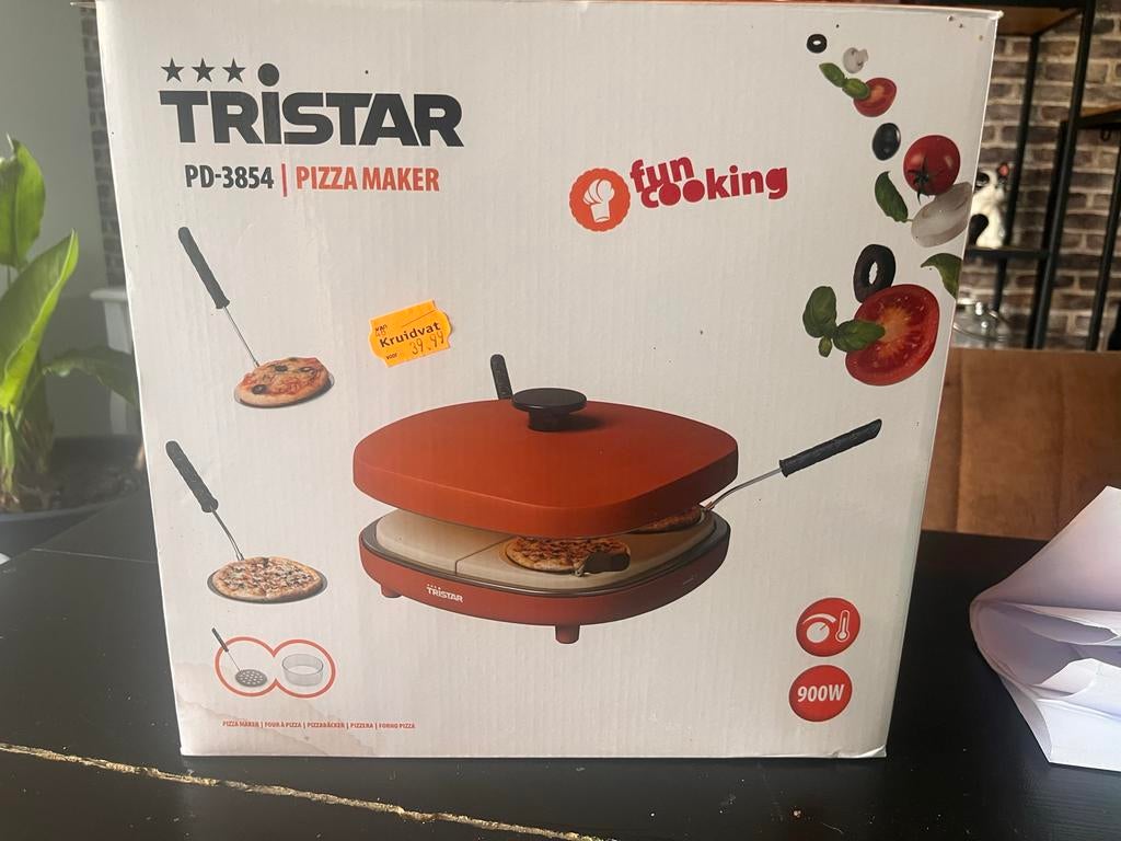 Tristar PD-3854 Pizza Maker - nieuw, Ophalen of Verzenden, Nieuw