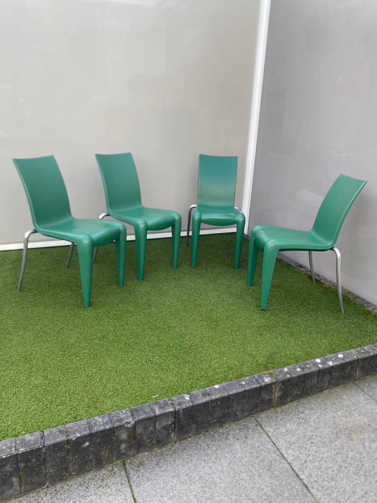 4 stuks Vitra space age design stoelen, Ophalen of Verzenden, Zo goed als nieuw, Overige kleuren, Vijf, Zes of meer stoelen
