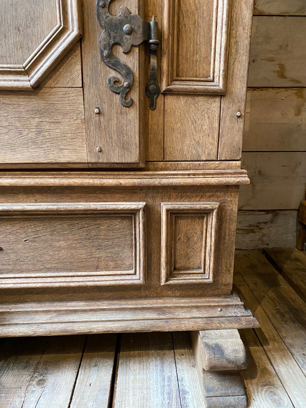 Stoere landelijke kast eendeurskast demontabel, Antiek en Kunst, Antiek | Meubels | Kasten, Ophalen