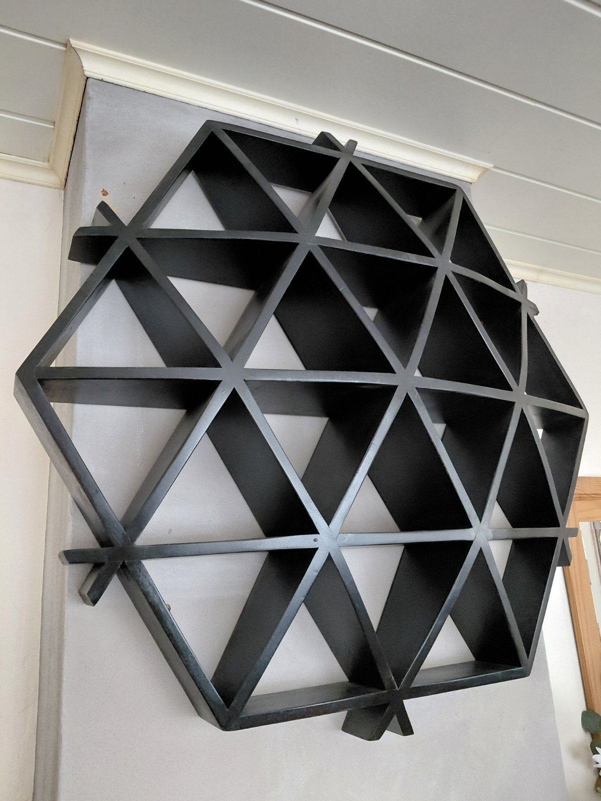 Zeshoekig wandrek 103x103 cm, Ophalen, Zo goed als nieuw