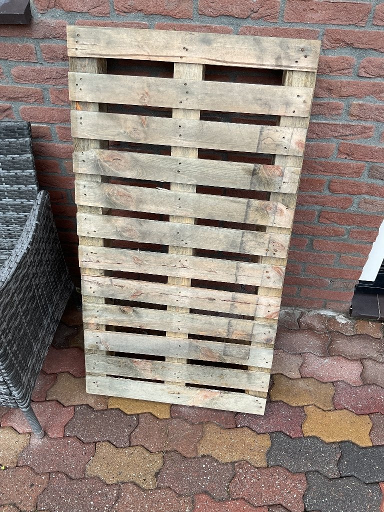 Pallet, Doe-het-zelf en Verbouw, Hout en Planken, Ophalen, Minder dan 25 mm, Zo goed als nieuw, Minder dan 200 cm