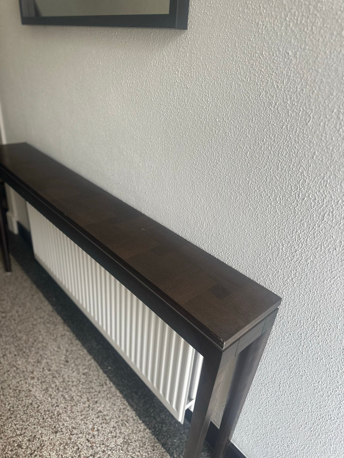 Lange smalle console tafel/radiatorombouw, Huis en Inrichting, Tafels | Bijzettafels, Ophalen, Gebruikt, 75 cm of meer, 60 cm of meer