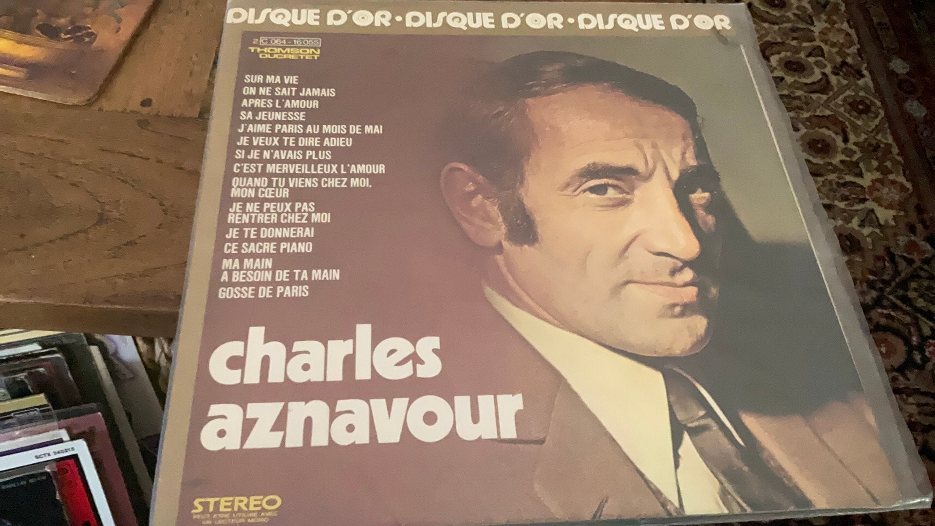 Charles Aznavour. Disque D’or, Ophalen of Verzenden, Zo goed als nieuw