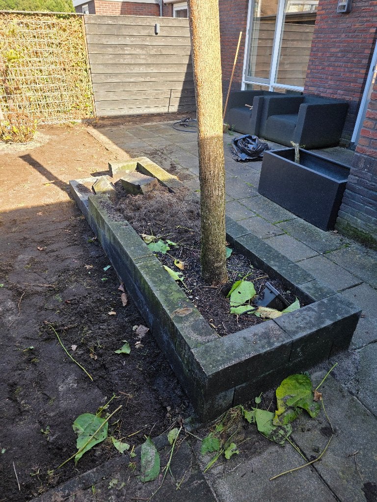 Stapelblokken Antraciet 60x15x15, Tuin en Terras, Ophalen, Gebruikt, Blok, Minder dan 25 cm