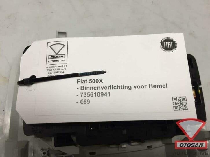 fiat 500x 500 x binnenverlichting hemel voor 735610941, Gebruikt, Stellantis Europe S.p.A., Ophalen of Verzenden, Info@stellantis.com