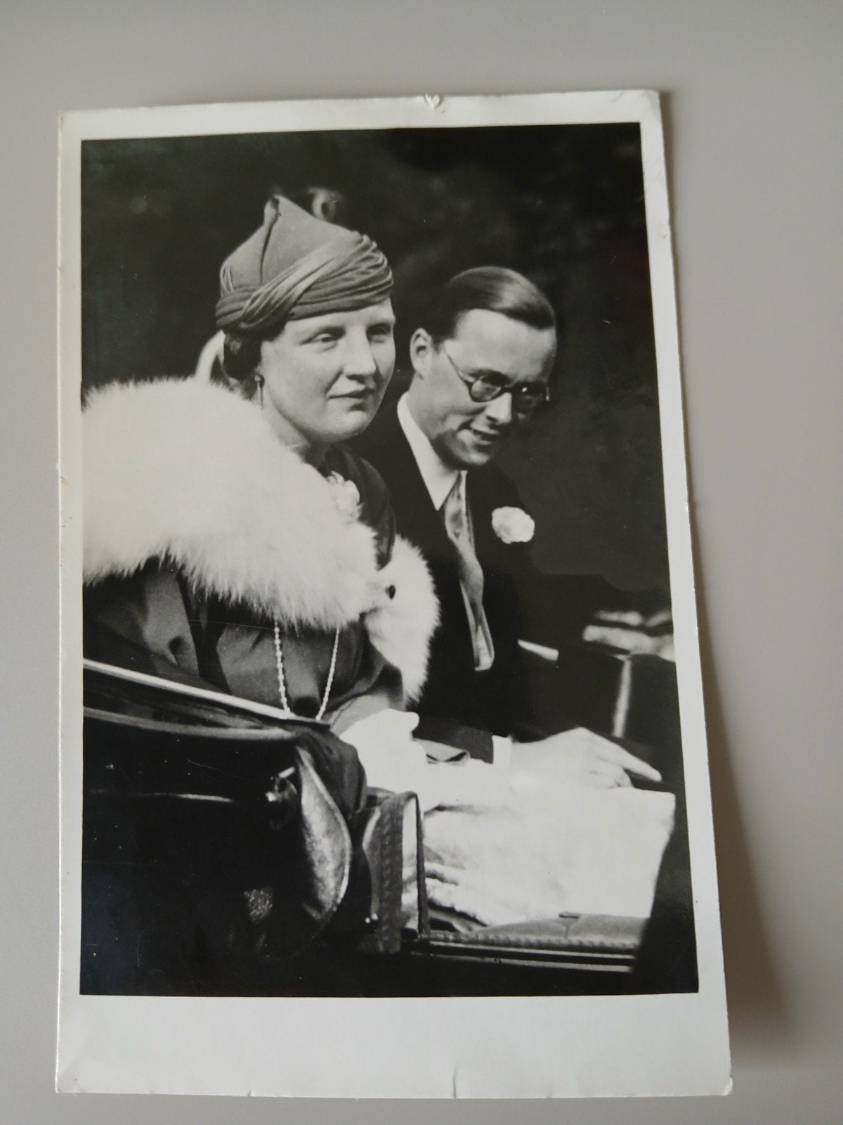 Ansichtkaart Prinses Juliana en bernhard 1936, Verzenden, 1920 tot 1940, Ongelopen, Zuid-Holland