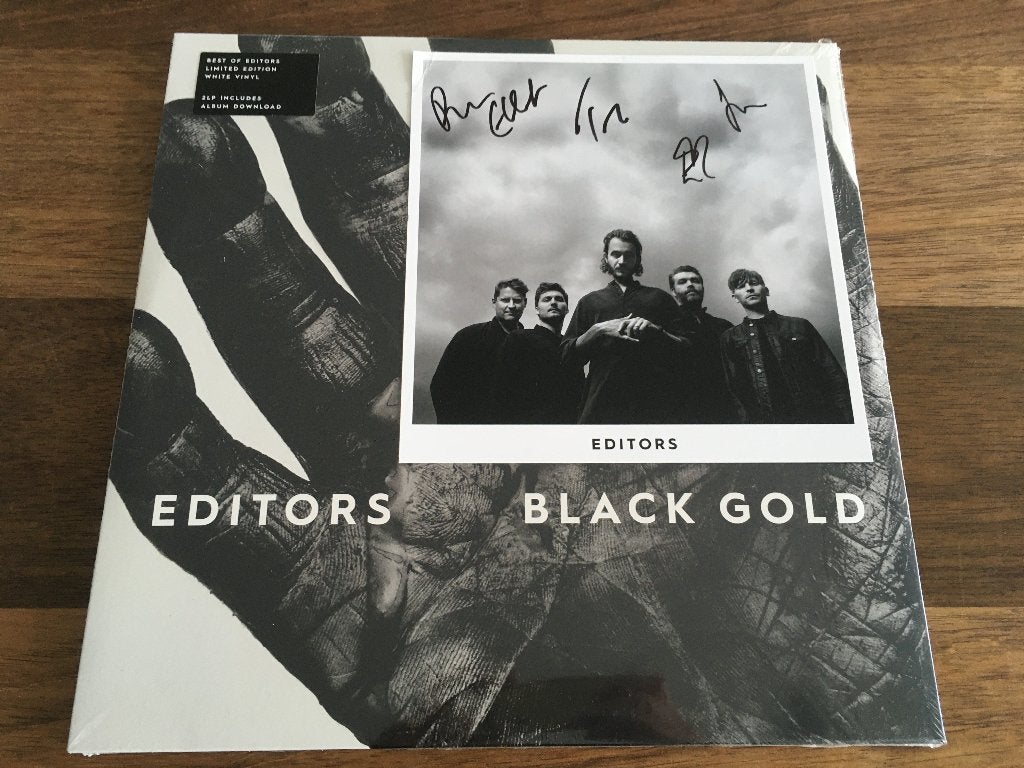 Vinyl 2LP Editors Black Gold WHITE Vinyl GESIGNEERD NIEUW, Pop, Ophalen of Verzenden, 12 inch, Nieuw in verpakking