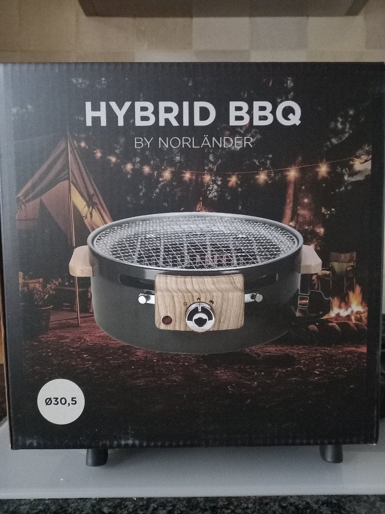 Hybrid bbq By Norlander, Tuin en Terras, Elektrische barbecues, Ophalen of Verzenden, Nieuw
