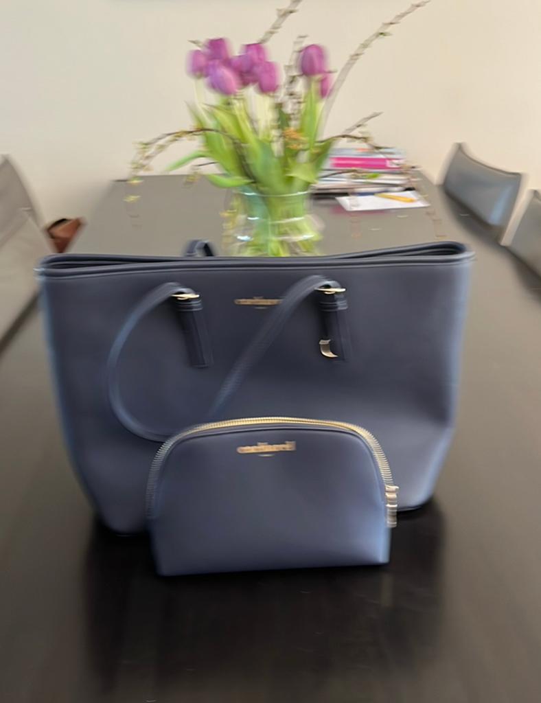 Cacharel shopper blauw nieuw!, Ophalen of Verzenden, Zo goed als nieuw