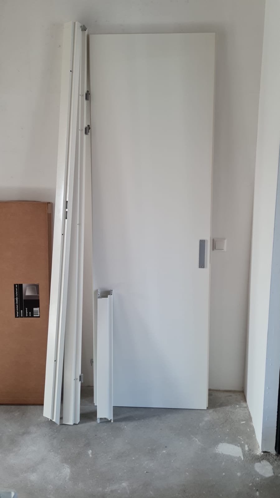 Meterkast opdekdeur 75x231,5 cm, Ophalen, Minder dan 80 cm, 215 cm of meer, Binnendeur