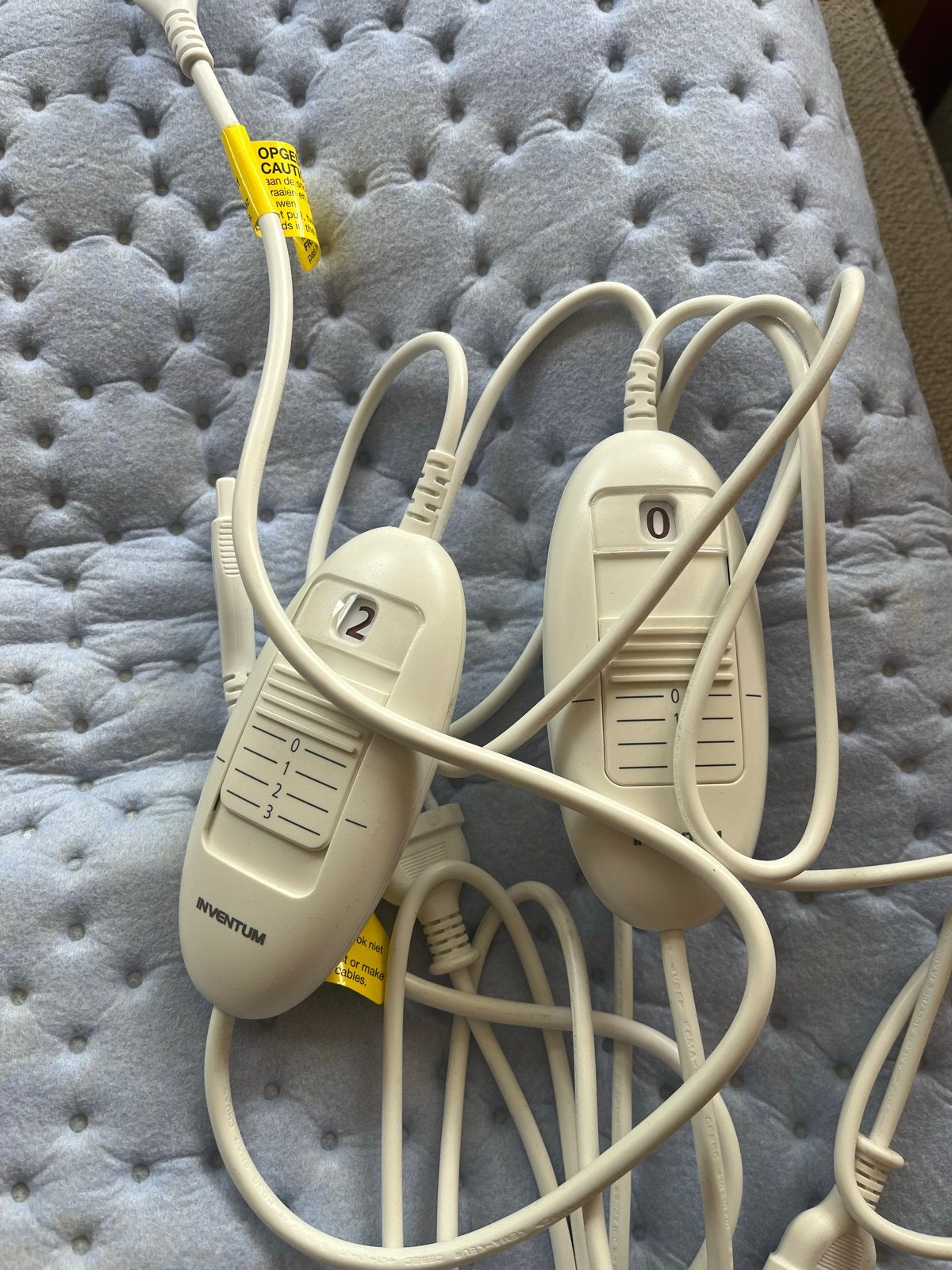 Inventum elektrische deken 2-persoons 150x150 cm, Huis en Inrichting, Ophalen, Tweepersoons, Overige merken, Deken of Dekbed
