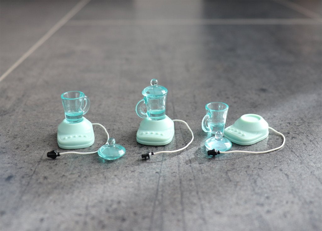 Blender met kan en deksel keuken miniatuur nieuw 1:12 Blauw, Ophalen of Verzenden, Nieuw, Decoratie