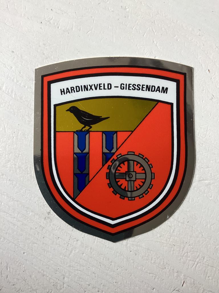 Foliesticker Hardinxveld-Giessendam, Verzenden, Zo goed als nieuw