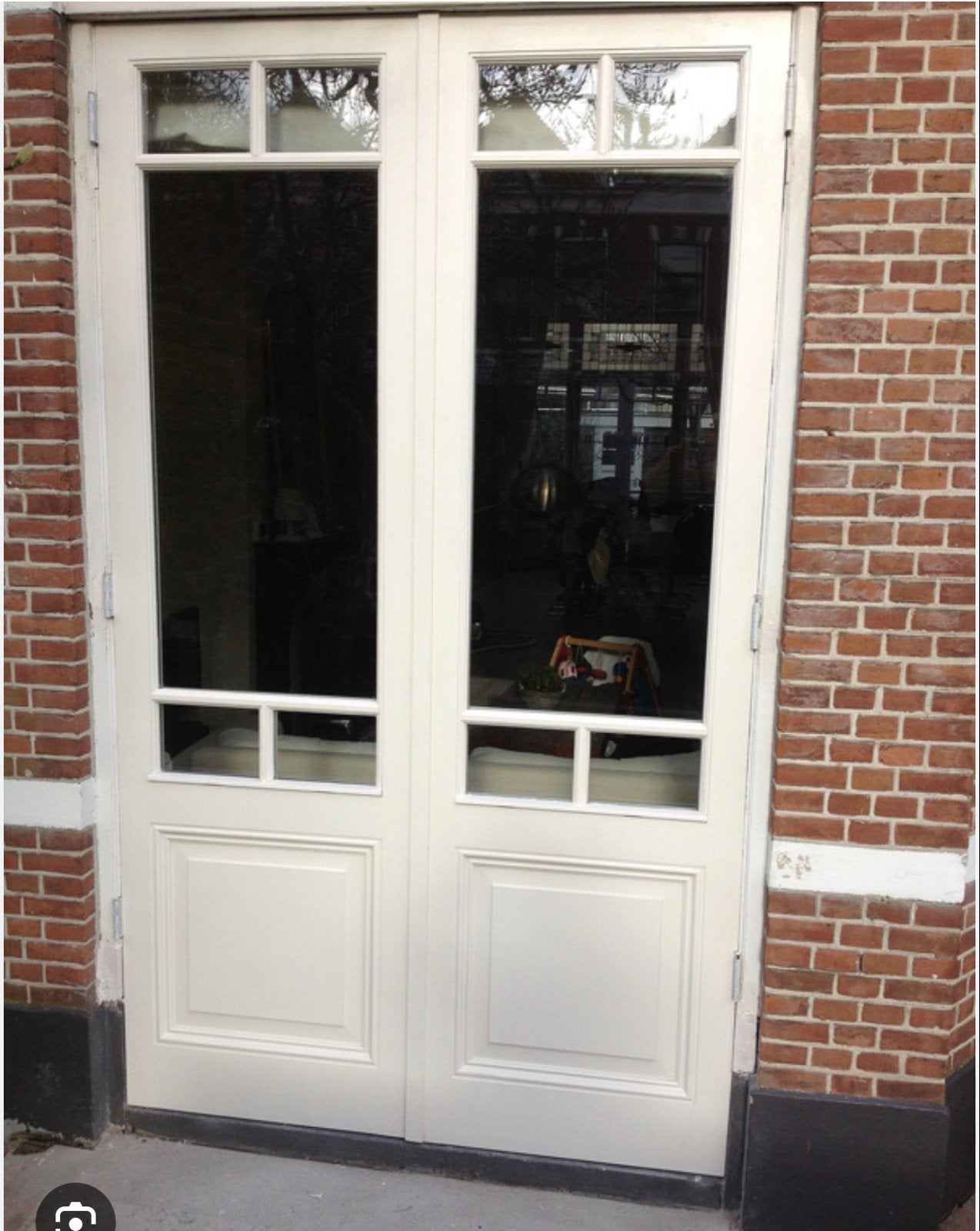 GEZOCHT: Openslaande tuindeuren met kozijn jaren '30 stijl, Ophalen, Gebruikt, Buitendeur, Hout