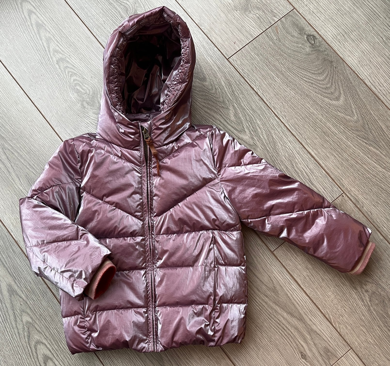 Winterjas meisje, Like Flo maat 110, paars/roze/lila, Ophalen of Verzenden, Zo goed als nieuw, Meisje, Jas