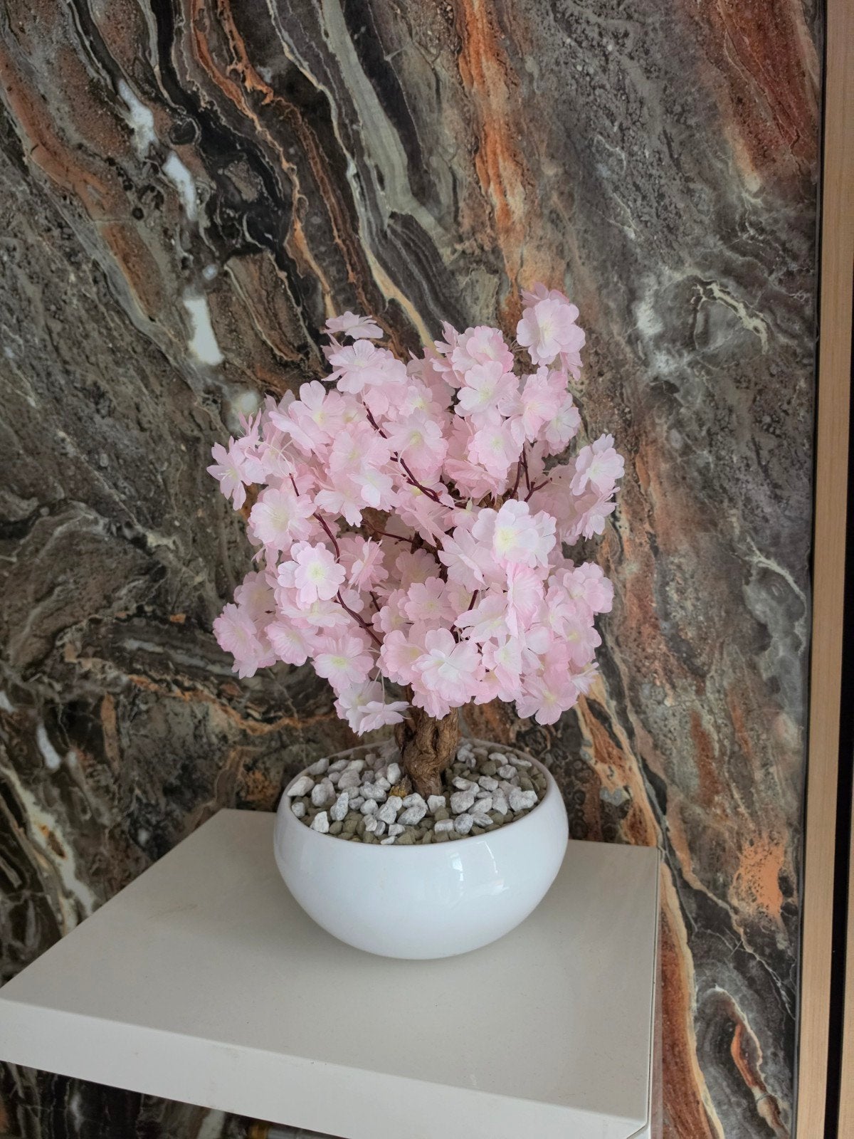 Tafelmodel bloesemboom roze kleur, Ophalen, Binnen, Nieuw, Handgemaakt