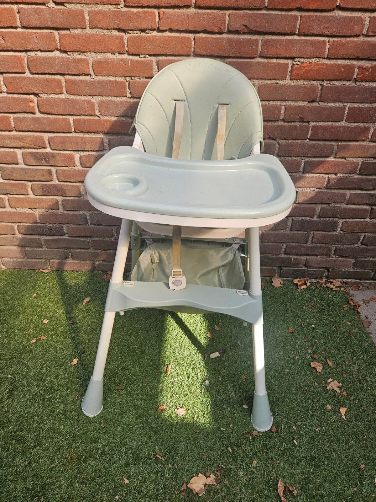 Kinderstoel met afneembaar eetblad en gordel, Ophalen, Gebruikt, Overige typen, Afneembaar eetblad