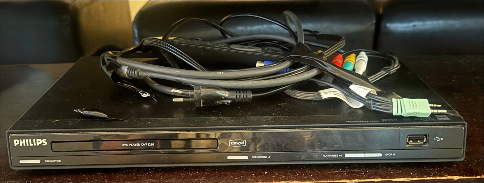 Philips DVD Speler - Compleet met Afstandsbediening en Kabel, Ophalen, Gebruikt, Dvd-speler, Philips