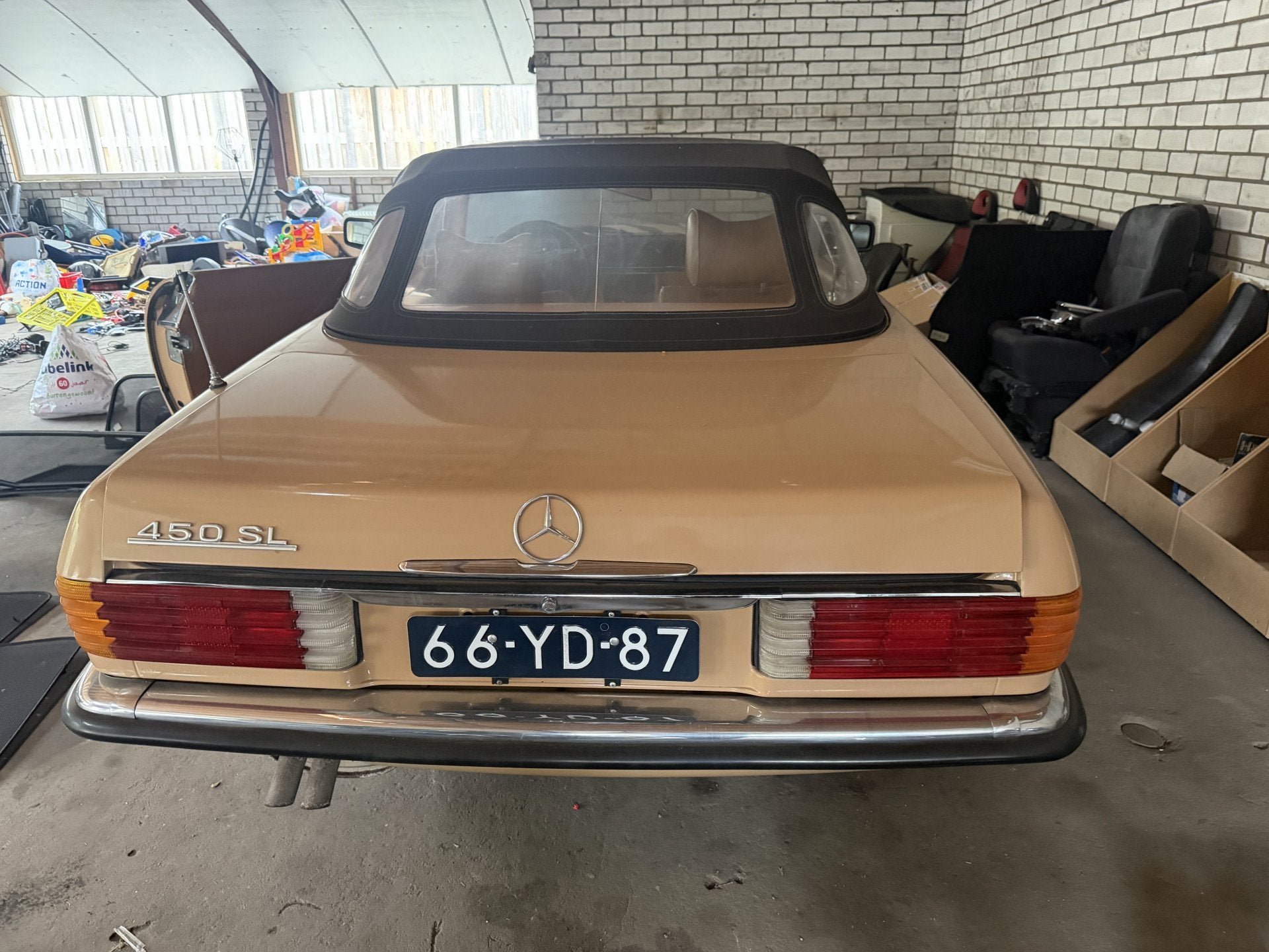 Mercedes-Benz 400-serie 450 SL V8 | 1977 Hardtop Historie Ni, foto 5