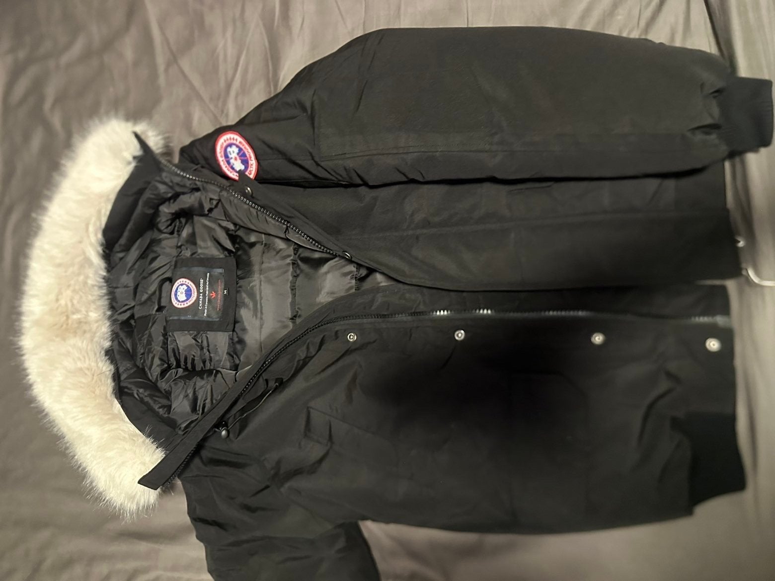 Canada Goose Chilliwack Bomber Zwart, Ophalen of Verzenden, Zo goed als nieuw, Maat 38/40 (M), Zwart