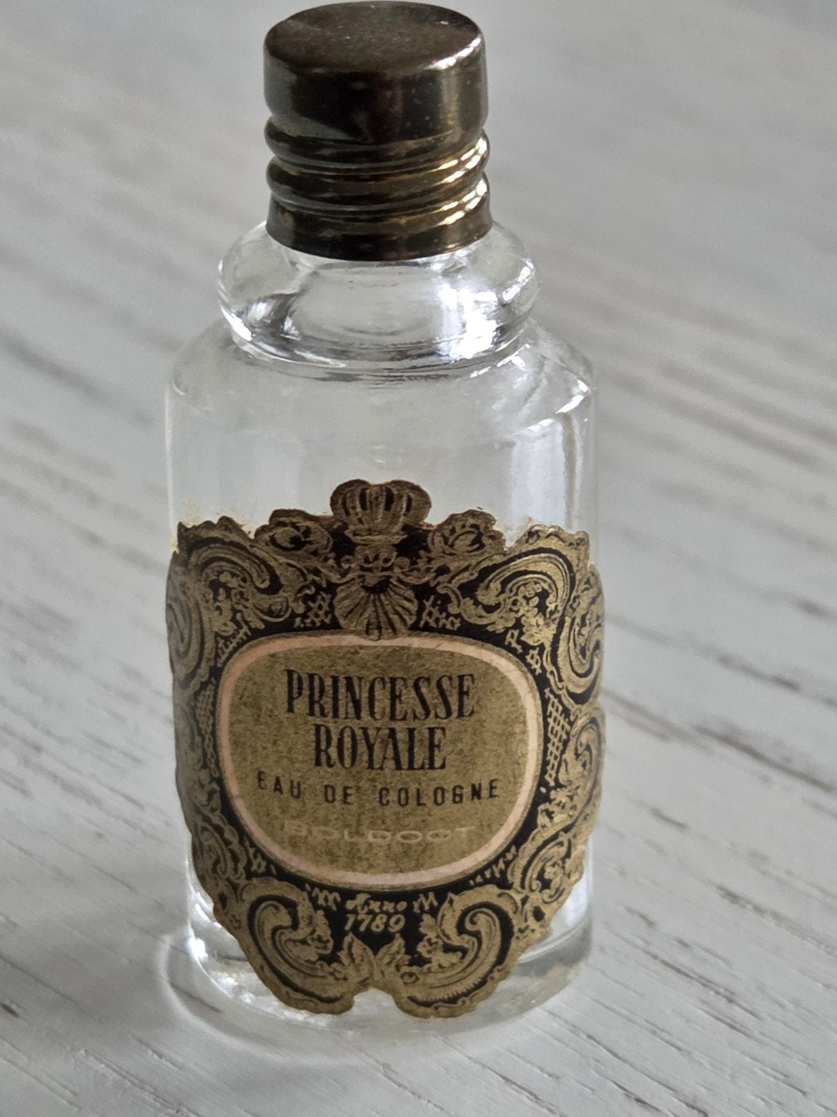 Zeldzaam flesje Princesse Royal van Boldoot, Verzamelen, Ophalen of Verzenden, Zo goed als nieuw, Miniatuur