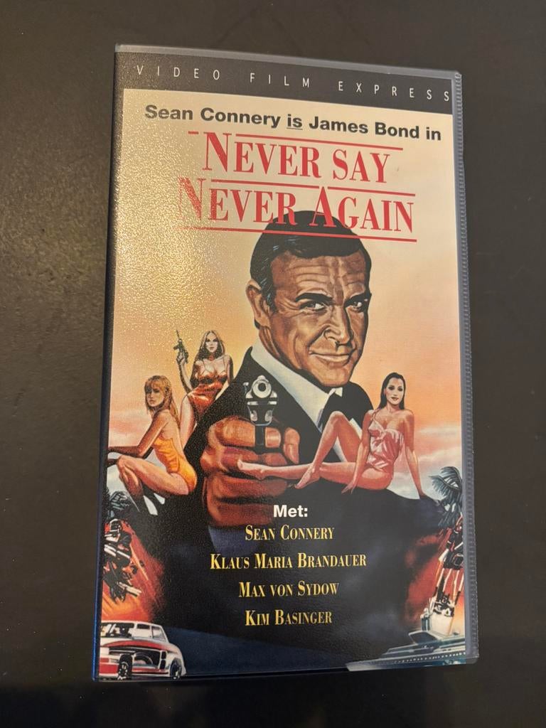 James Bond 007 Never say never again VHS nieuw, Vanaf 16 jaar, Ophalen of Verzenden, Nieuw in verpakking, Actie en Avontuur