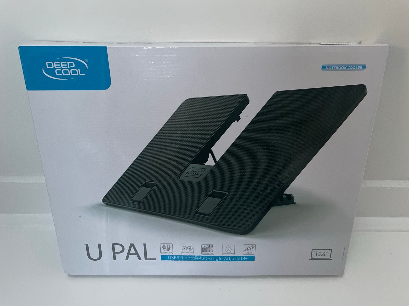 Deepcool U PAL Notebook Cooler - Verstelbaar & USB 3.0, Ophalen of Verzenden, Zo goed als nieuw, In hoogte verstelbaar