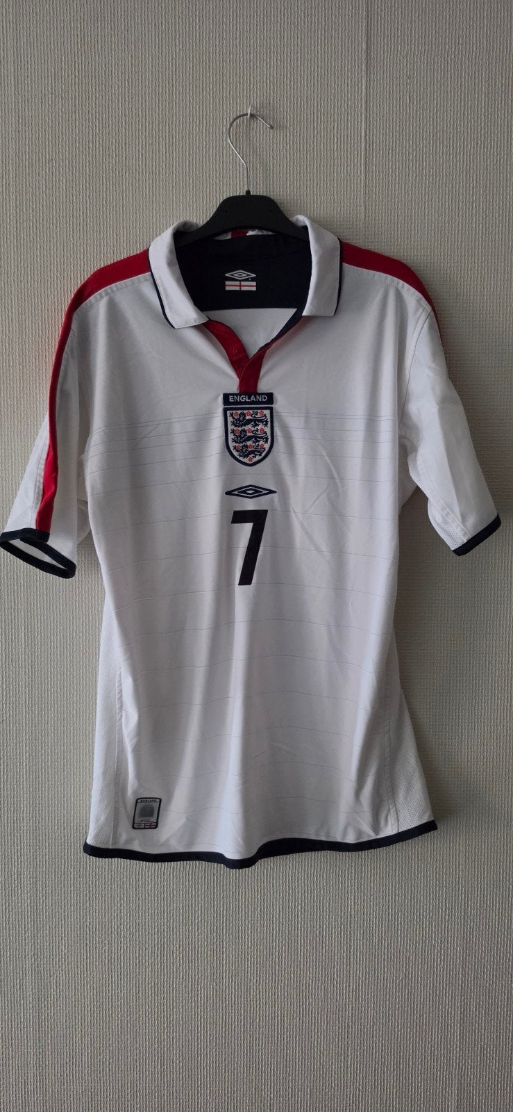 Engeland voetbalshirt - Maat M - Zo goed als nieuw, Maat 48/50 (M), Wit, Ophalen of Verzenden, Zo goed als nieuw