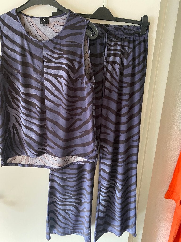 set/jumpsuit K-Design maat M, Kleding | Dames, Maat 38/40 (M), K-design, Zo goed als nieuw, Lang