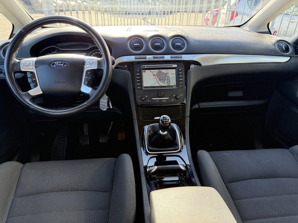 Ford S-Max 1.6 EcoBoost Titanium Navigatie, Trekhaak Comfint, Auto's, Ford, Gebruikt, Zwart, 4 cilinders, Origineel Nederlands