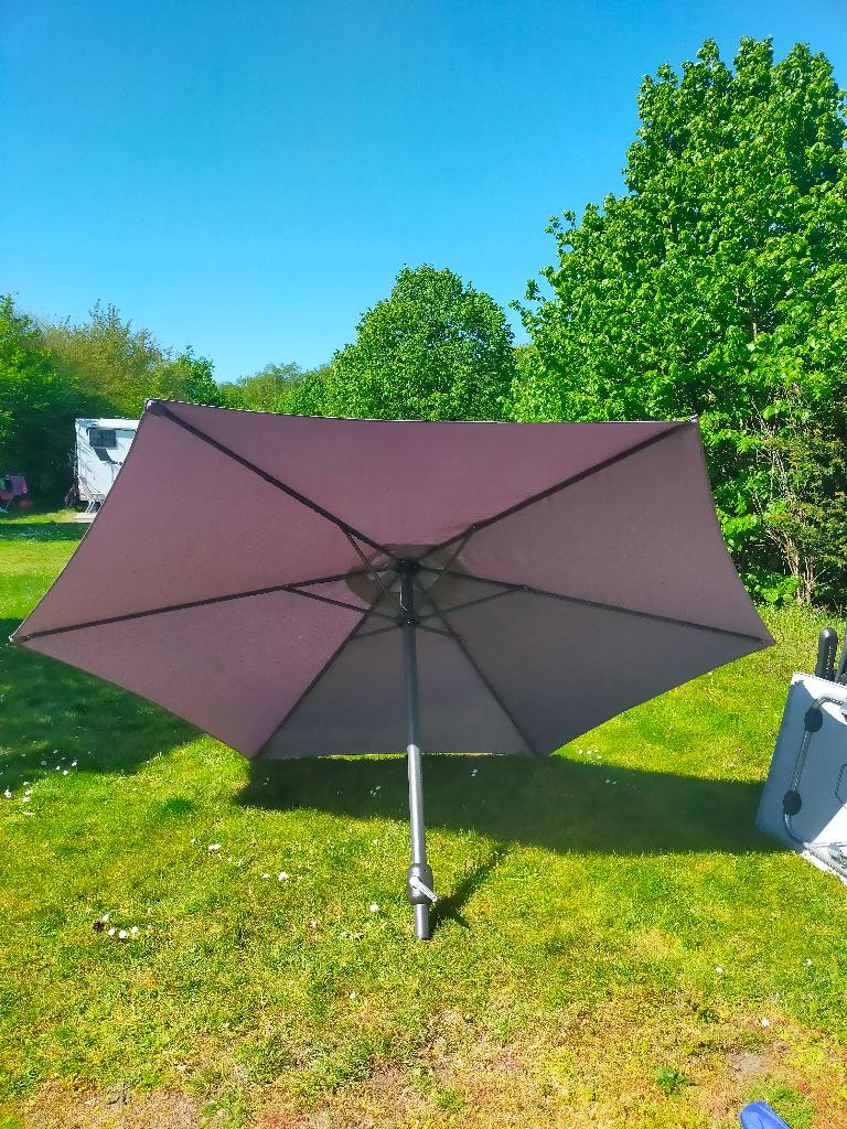 Parasol met schroefpin, Caravans en Kamperen, Ophalen