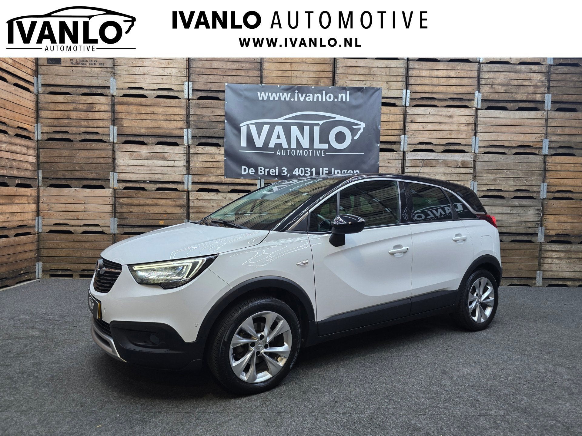 Opel Crossland X 1.2 Turbo Innovation PDC Navi Clima Cruise, Auto's, Opel, Dealer onderhouden, 1199 cc, Wit, Bedrijf