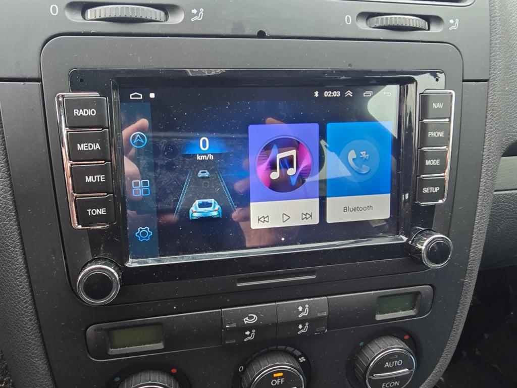 Volkswagen RNS look met Android auto en Apple CarPlay., Auto diversen, Autonavigatie, Ophalen of Verzenden, Gebruikt