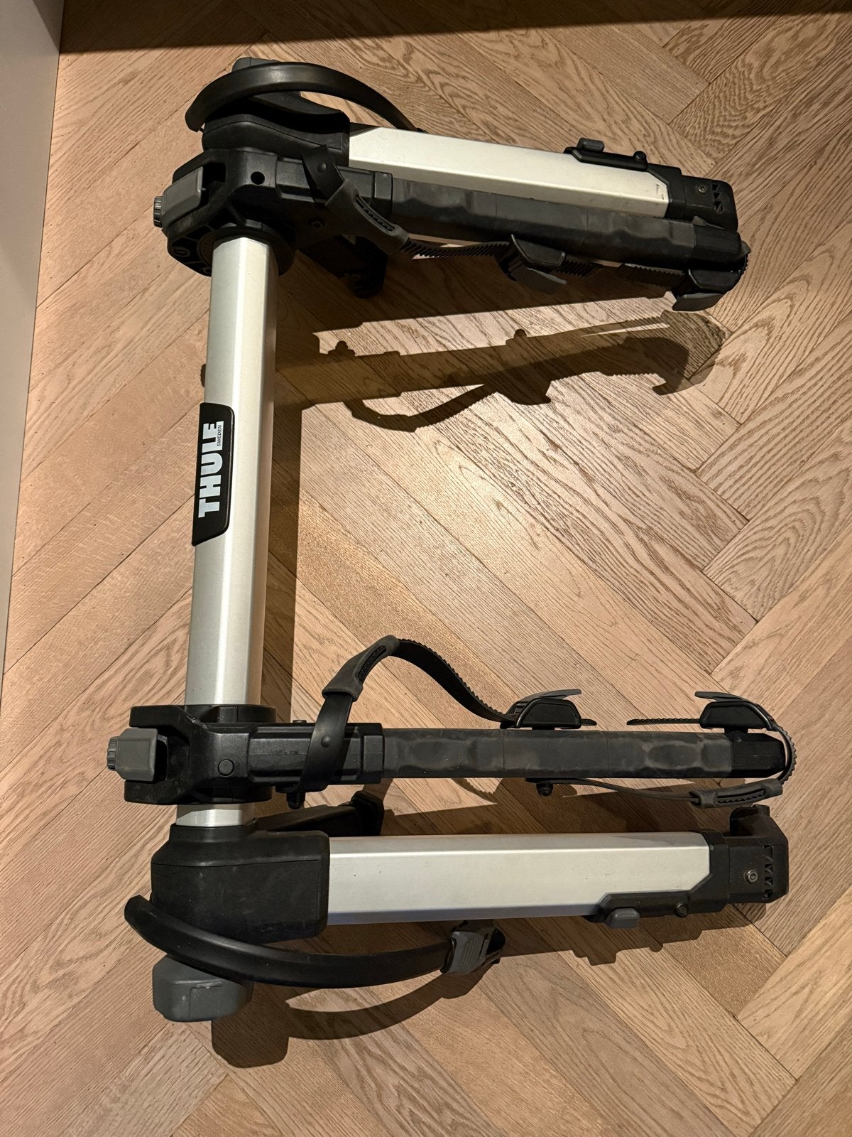 Thule Outway Platform 2 fietsendrager, Auto diversen, Gebruikt, Brede banden, 2 fietsen, Achterklepdrager