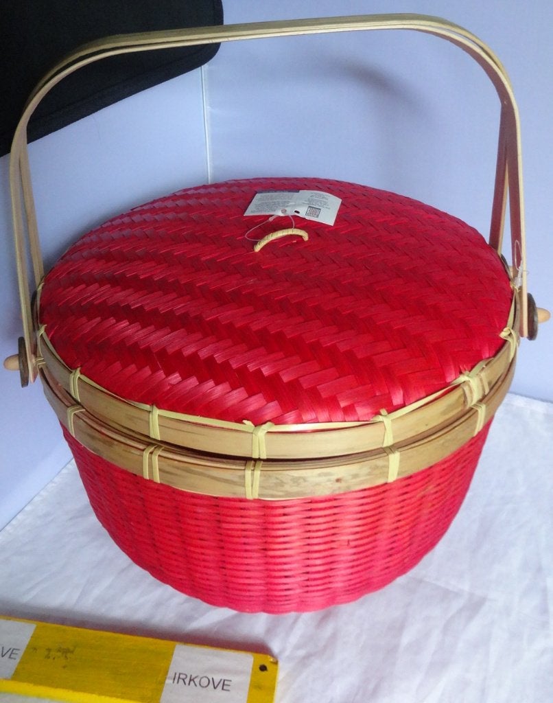 NIEUW * FLEURIGE NAAI- OF BREIMAND * FAIR TRADE Label *, Handgemaakt, Mand, Verzenden, Rond