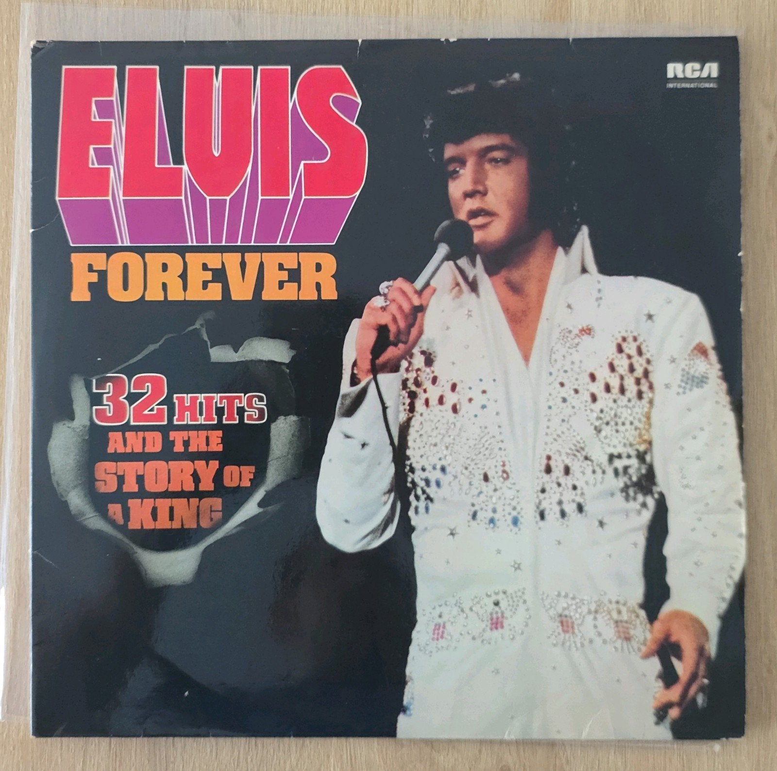 Elvis Forever - 32 Hits and the Story of a King LP, Cd's en Dvd's, Gebruikt, Pop, Complilatie, Ophalen of Verzenden