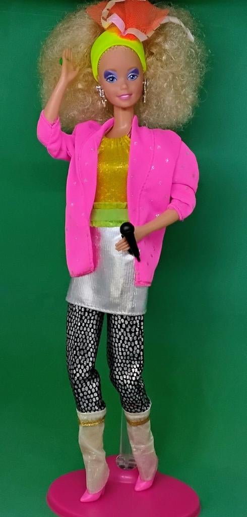 Vintage Barbie "Rockstars"The Rockers Mattel#jaren'80/'90, Verzamelen, Poppen, Verzenden, Gebruikt, Pop