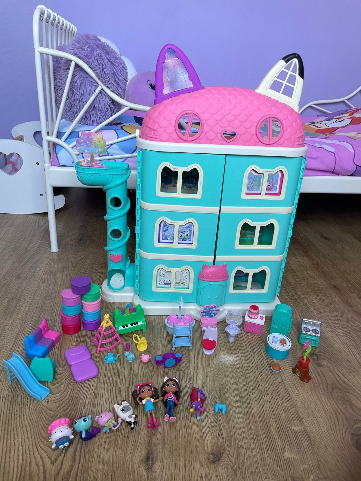 Gabby’s Poppenhuis met accessoires, Kinderen en Baby's, Speelgoed | Poppen, Ophalen, Gebruikt, Overige typen