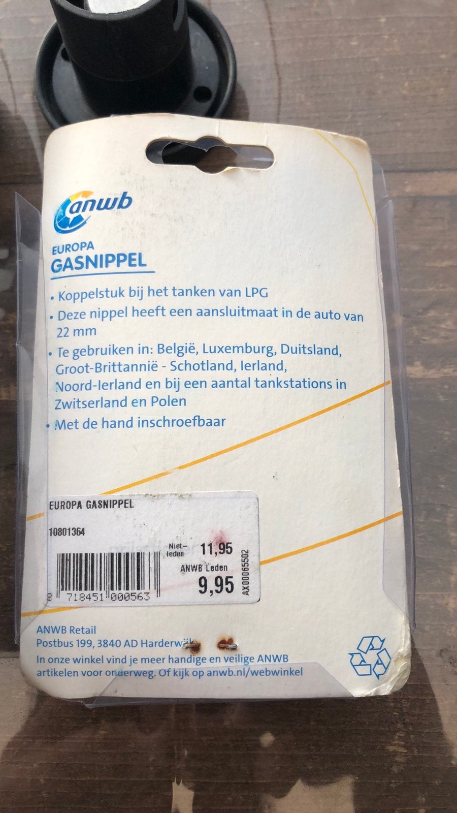 2 verschillende Lpg vulnippels voor diverse landen, Ophalen of Verzenden