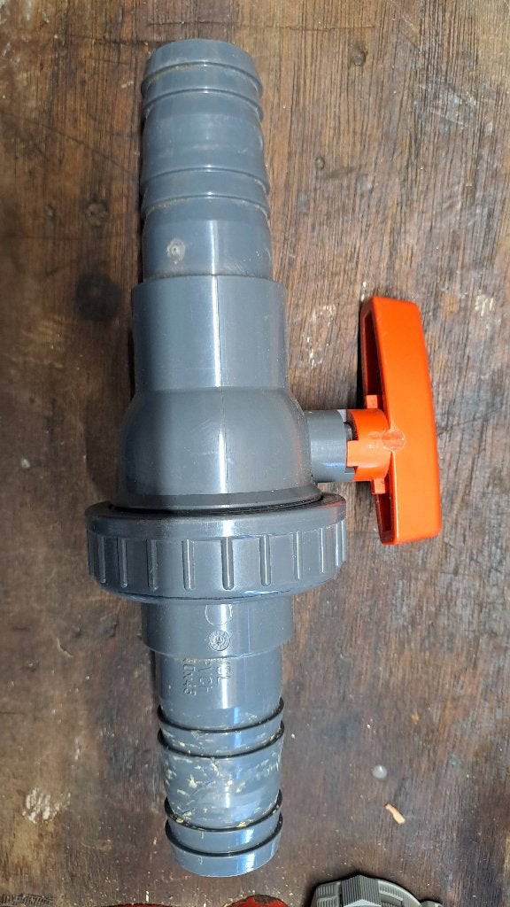 afsluiter, Gebruikt, Pvc, Overige typen, Minder dan 2 meter