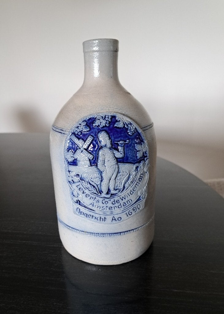 Antieke Jeneverkruik "Levert & Co "de Wildeman", Antiek en Kunst, Ophalen of Verzenden