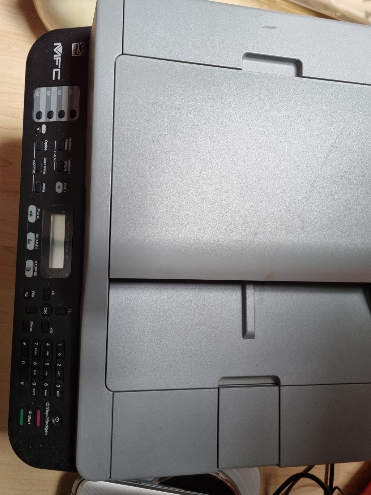 Brother MFC All-in-One Laserprinter - Zwart/Wit, Computers en Software, Printers, Ophalen, Gebruikt, Draadloos, Brother