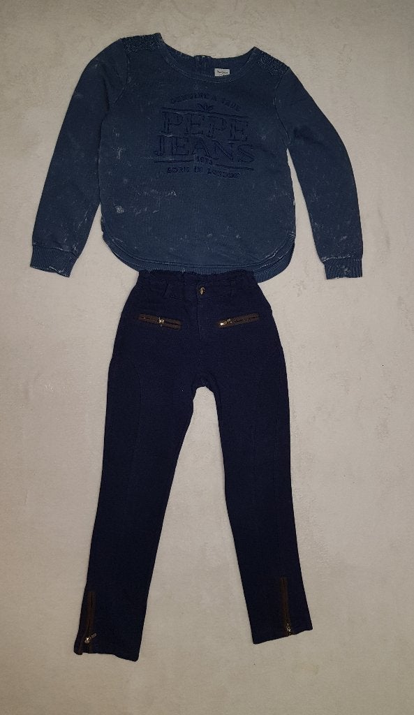 Super gave MAYORAL DENIM stretch sweat pant maat 128., Broek, Mayoral, Zo goed als nieuw, Verzenden