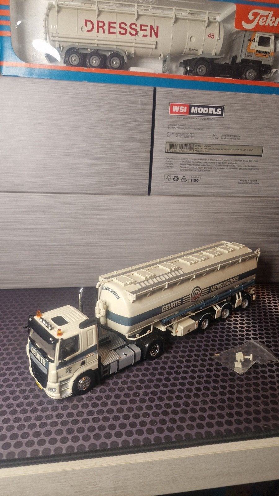 dikke Daf met bulktrailer geurts, Ophalen of Verzenden, Zo goed als nieuw, Bus of Vrachtwagen, Wsi