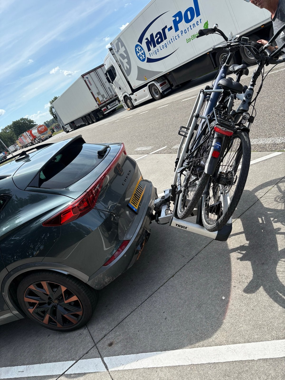 Thule EuroWay G2 fietsendrager (2 fietsen, ook E-bike), Ophalen, Gebruikt, Overige typen, 40 tot 60 kg