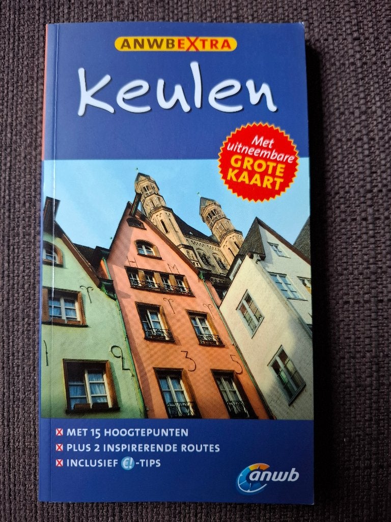 ANWB Extra Reisgids Keulen met uitneembare kaart, Boeken, Reisgidsen, Europa, Ophalen of Verzenden, Reisgids of -boek, ANWB