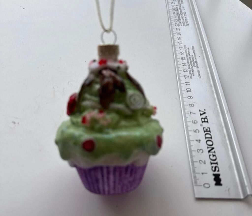 Kerstboom hanger  cupcake, Diversen, Kerst, Ophalen of Verzenden
